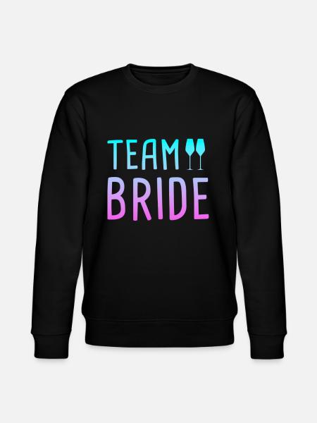 team bride - Stanley/Stella CHANGER Unisex Organic Sweatshirt - black