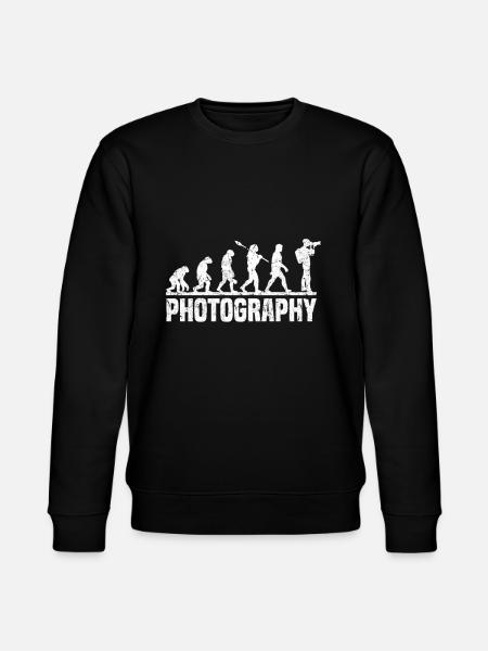 Photography Evolution Photographer Evolution Photo - Stanley/Stella CHANGER Unisex Organic Sweatshirt - black