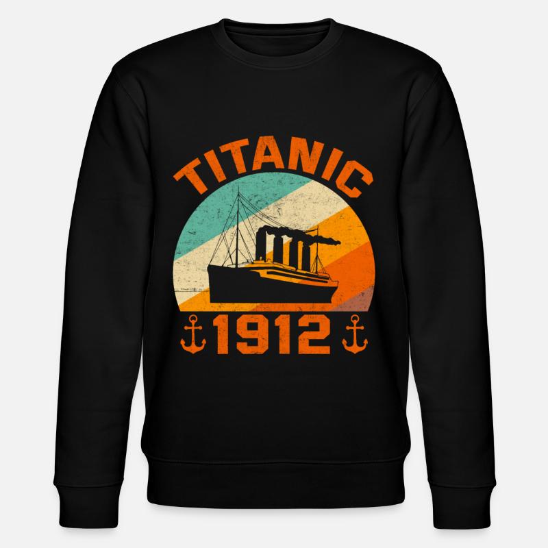 Titanic 1912 Kreuzfahrtschiff - Stanley/Stella Unisex Bio-Sweatshirt CHANGER  - Schwarz