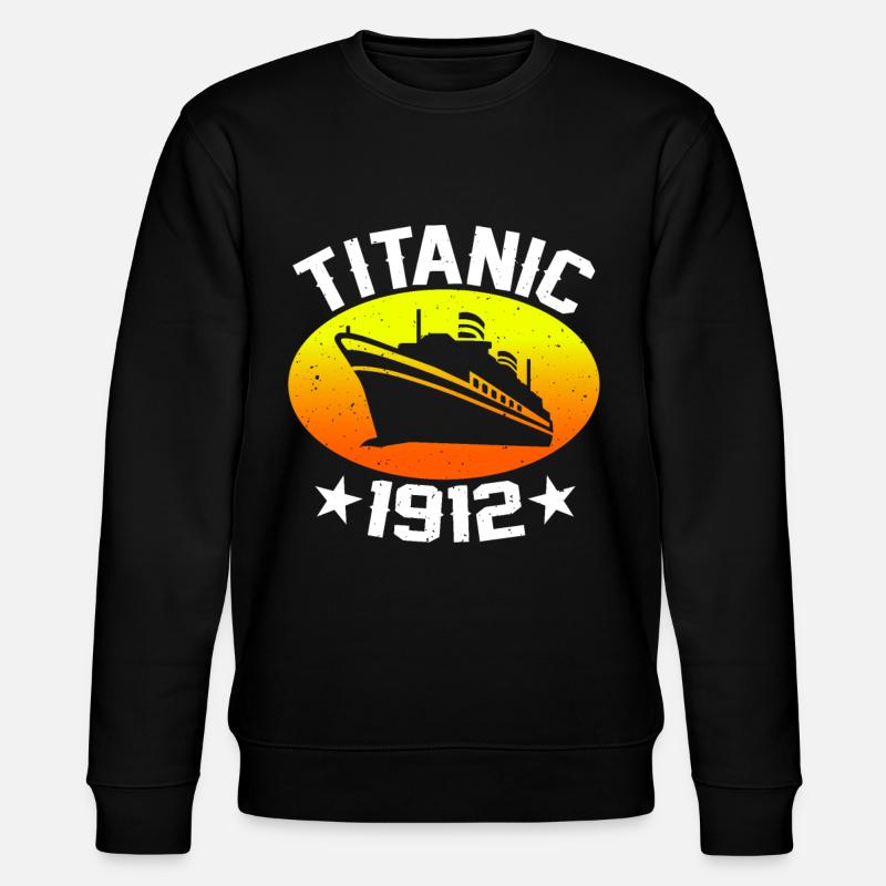 Titanic 1912 Kreuzfahrtschiff - Stanley/Stella Unisex Bio-Sweatshirt CHANGER - Schwarz