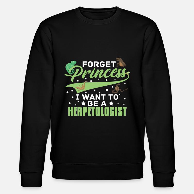 Herpétologistes Filles Reptiles Amphibiens - Sweat bio CHANGER Stanley/Stella Unisexe - noir
