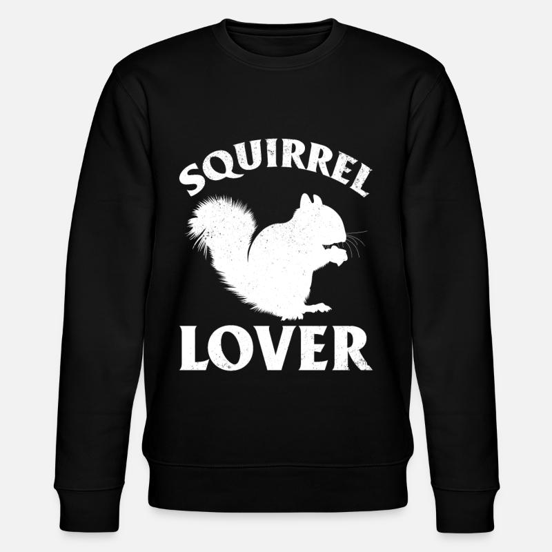 Écureuil amoureux écureuil doux - Sweat bio CHANGER Stanley/Stella Unisexe - noir