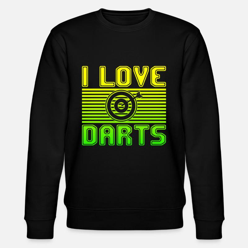 J’adore les fléchettes - Sweat bio CHANGER Stanley/Stella Unisexe - noir