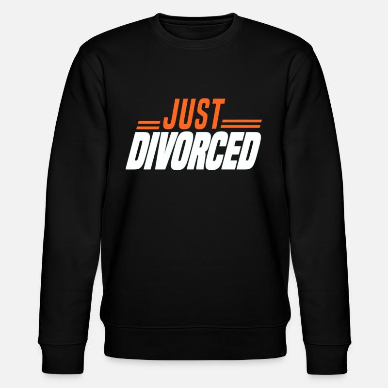 Scheidung Trennung Ehe Ex Scheidungsparty - Stanley/Stella Unisex Bio-Sweatshirt CHANGER  - Schwarz