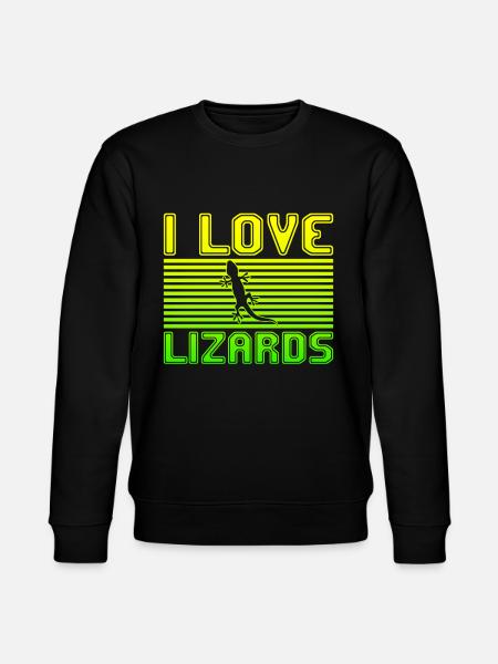 J’adore les lézards - Sweat bio CHANGER Stanley/Stella Unisexe - noir