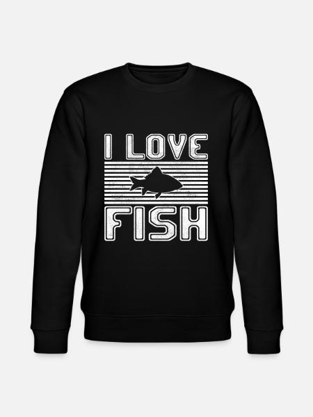 J’adore le poisson - Sweat bio CHANGER Stanley/Stella Unisexe - noir