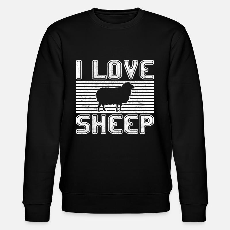 J’aime les moutons - Sweat bio CHANGER Stanley/Stella Unisexe - noir