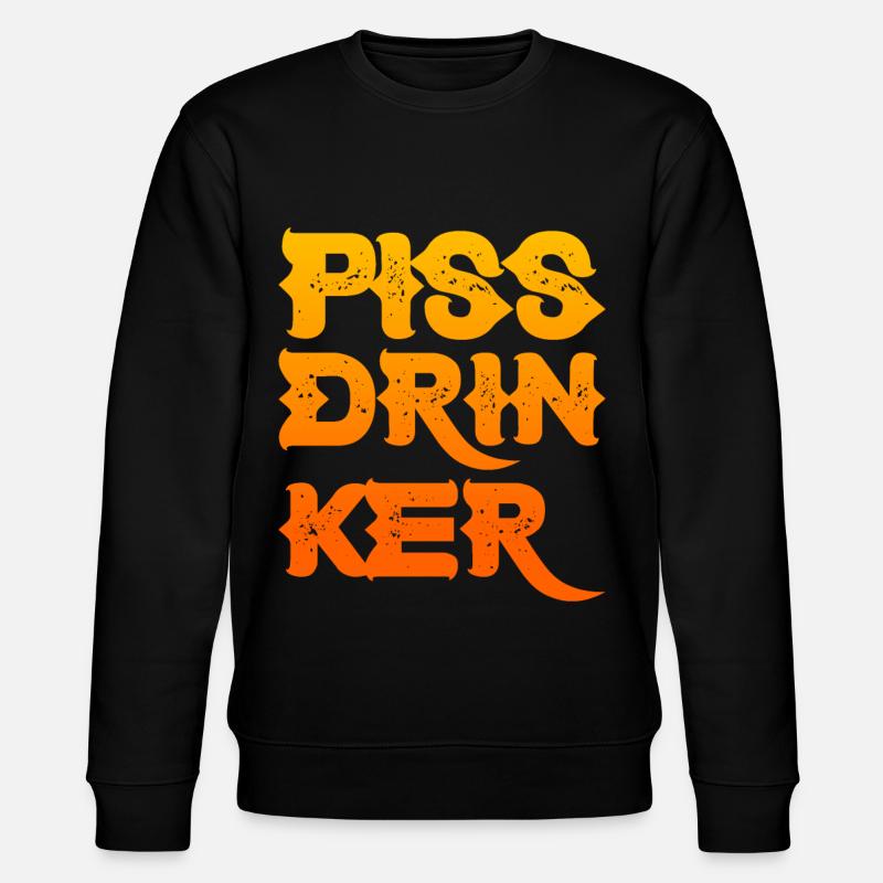 Piss Drinker 27 - Stanley/Stella CHANGER Unisex Organic Sweatshirt - black