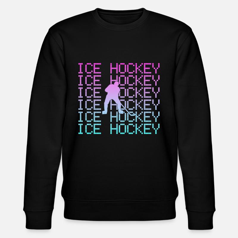 Hockey sur glace - Sweat bio CHANGER Stanley/Stella Unisexe - noir