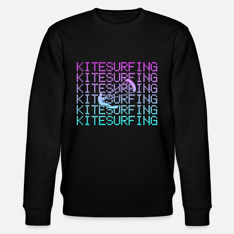 kitesurfing - Stanley/Stella Unisex Bio-Sweatshirt CHANGER - Schwarz