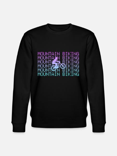 mountain biking - Stanley/Stella CHANGER Unisex Organic Sweatshirt - black