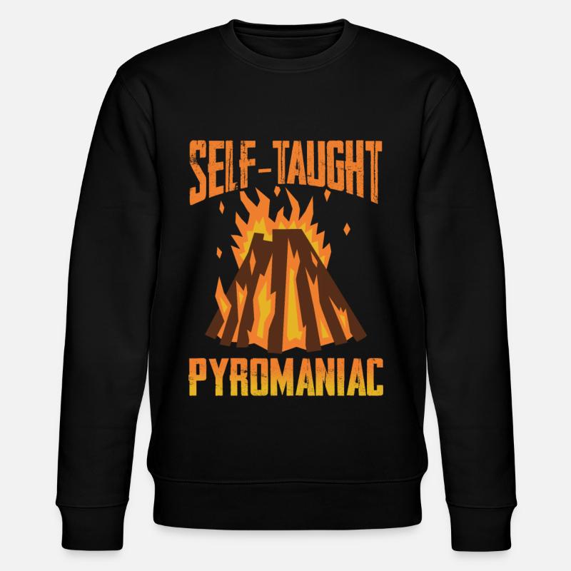 Self-Taught Pyromaniac 5 - Stanley/Stella CHANGER Unisex Organic Sweatshirt - black