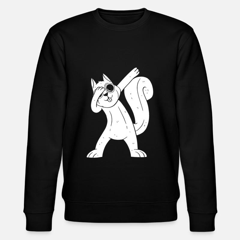 Écureuil DabbingSquirrel Drôle - Sweat bio CHANGER Stanley/Stella Unisexe - noir