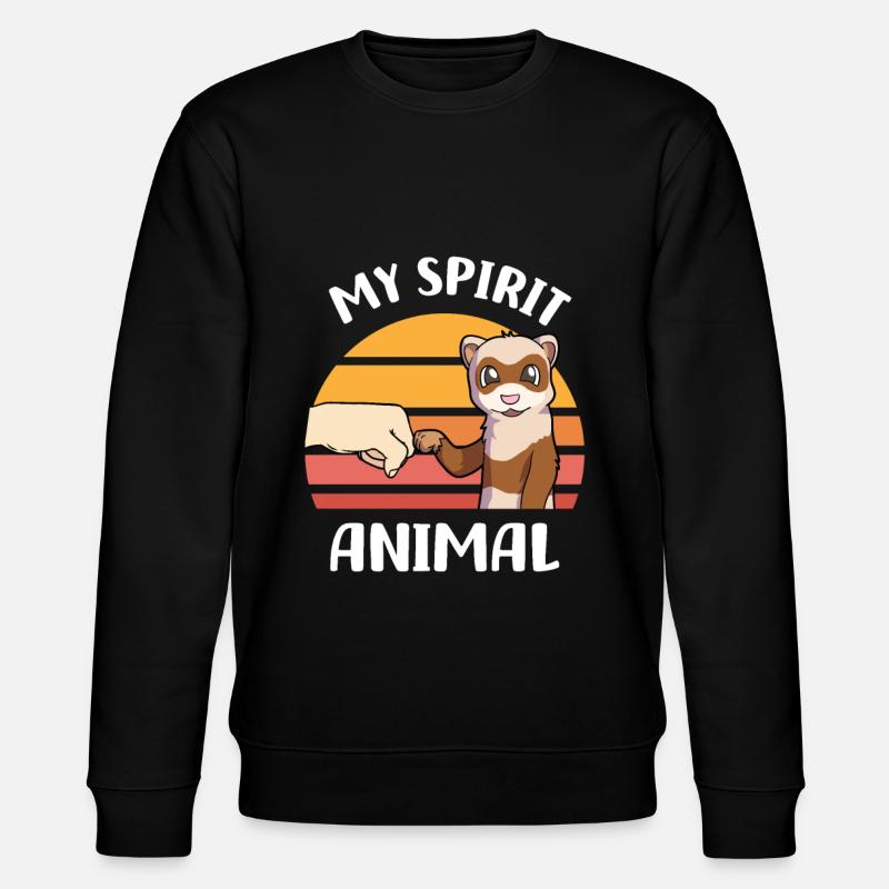 Furet - Sweat bio CHANGER Stanley/Stella Unisexe - noir