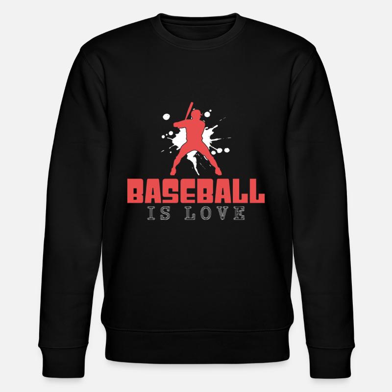 Baseball - Stanley/Stella CHANGER Unisex Organic Sweatshirt - black