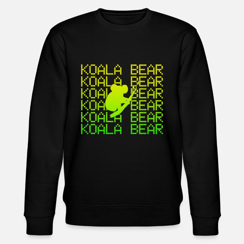 Ours Koala - Sweat bio CHANGER Stanley/Stella Unisexe - noir