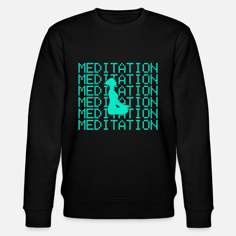 Méditation - Sweat bio CHANGER Stanley/Stella Unisexe - noir