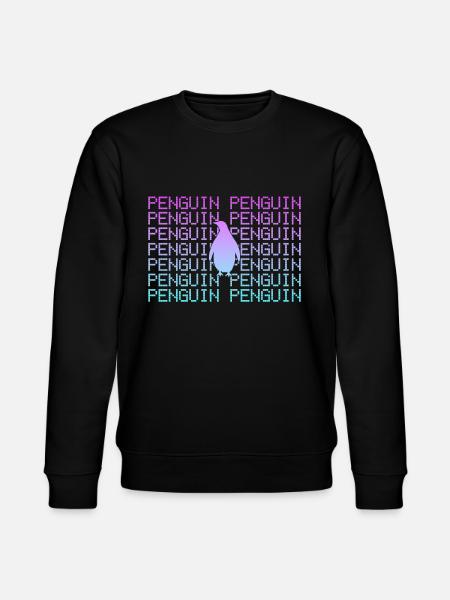 Pinguin - Stanley/Stella Unisex Bio-Sweatshirt CHANGER - Schwarz