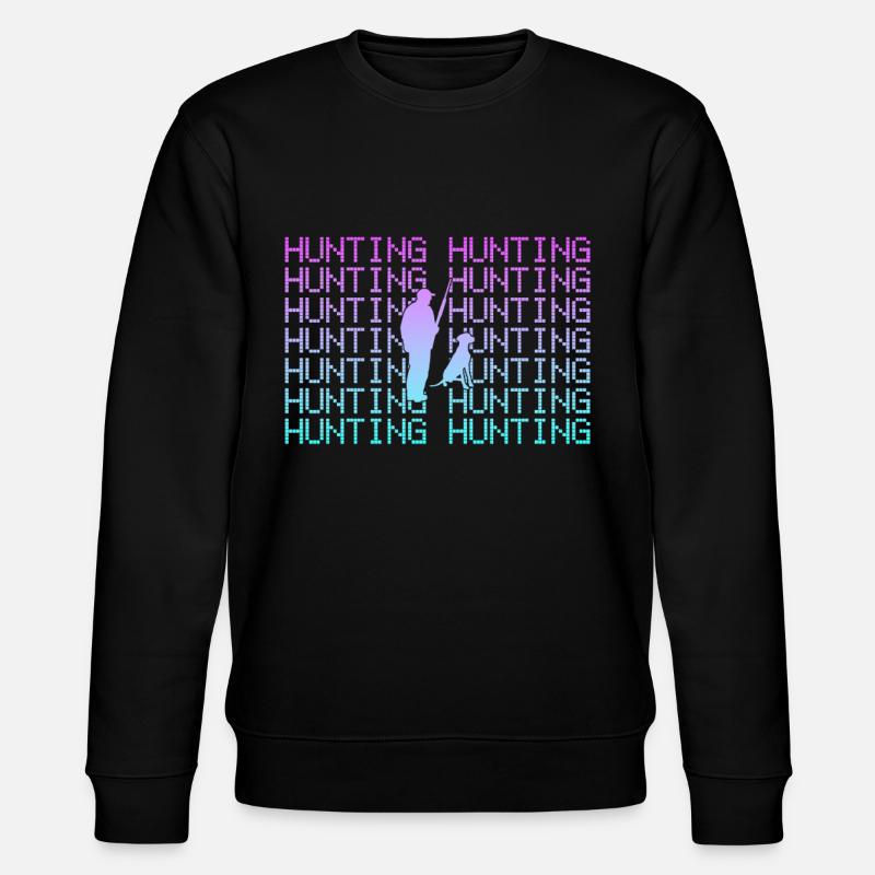 Jäger jagen - Stanley/Stella Unisex Bio-Sweatshirt CHANGER  - Schwarz