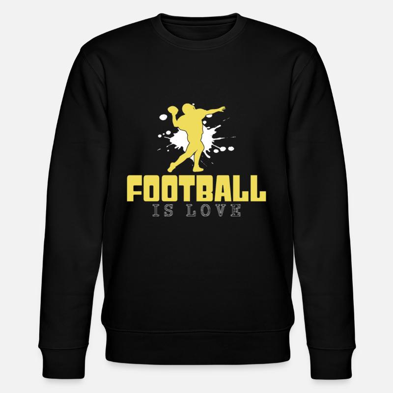 football - Stanley/Stella Unisex Bio-Sweatshirt CHANGER  - Schwarz