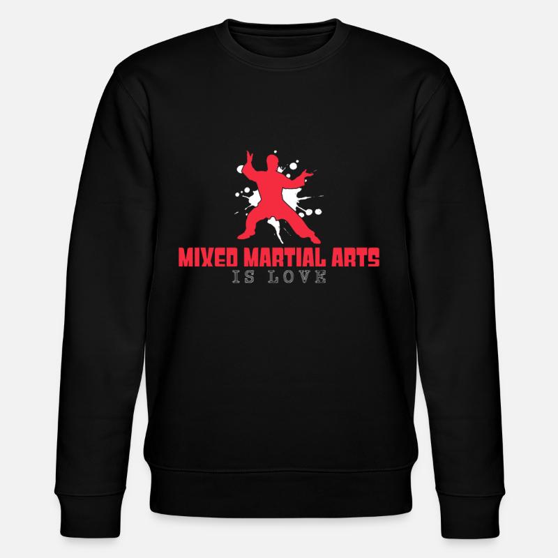 Martial Arts Saying - Stanley/Stella CHANGER Unisex Organic Sweatshirt - black