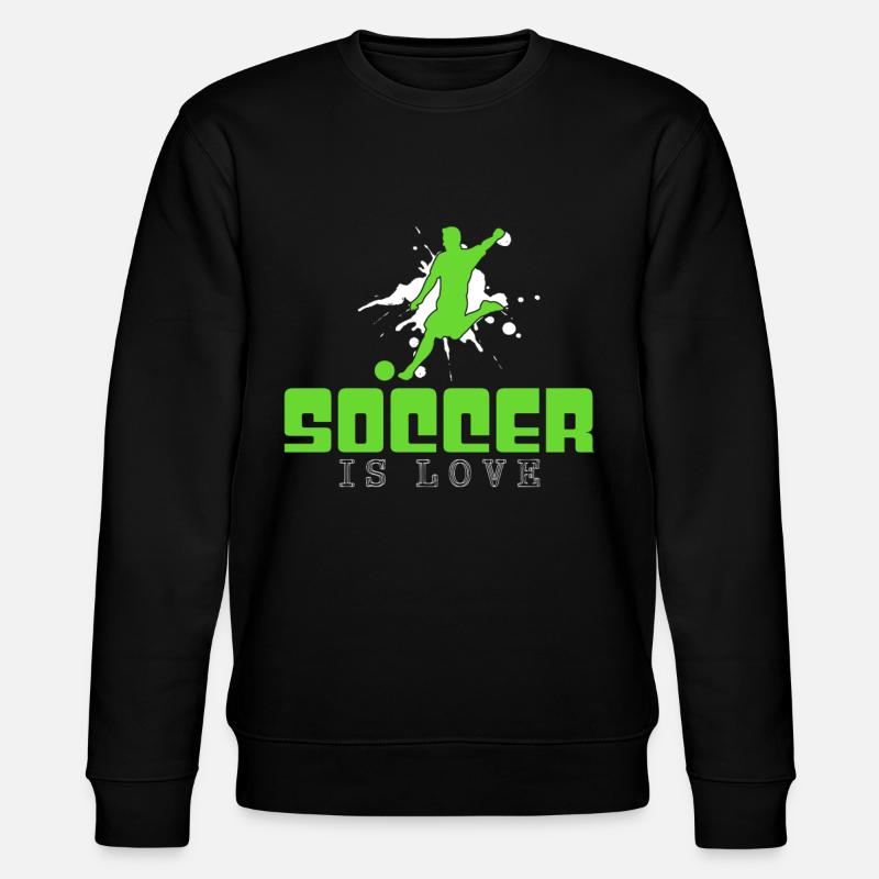 Soccer - Stanley/Stella CHANGER Unisex Organic Sweatshirt - black