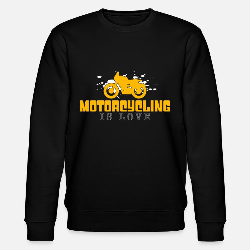 Motocyclette - Sweat bio CHANGER Stanley/Stella Unisexe - noir