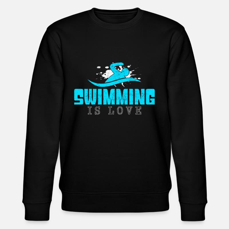 Dicton natation - Sweat bio CHANGER Stanley/Stella Unisexe - noir