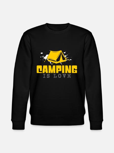 camping - Stanley/Stella CHANGER Unisex Organic Sweatshirt - black