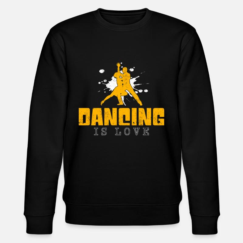 Dancing Saying - Stanley/Stella CHANGER Unisex Organic Sweatshirt - black