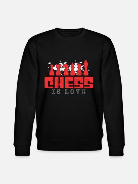Chess Saying - Stanley/Stella CHANGER Unisex Organic Sweatshirt - black