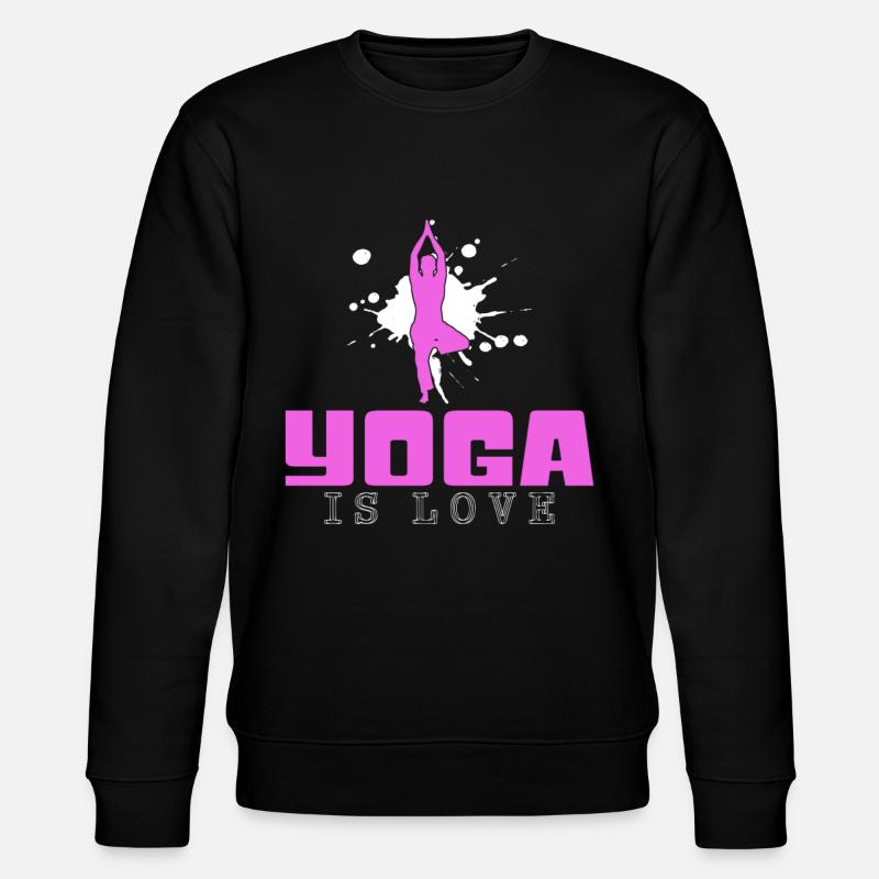 Yoga - Stanley/Stella Unisex Bio-Sweatshirt CHANGER  - Schwarz