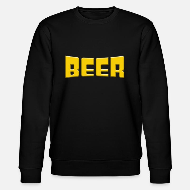 Bière - Sweat bio CHANGER Stanley/Stella Unisexe - noir