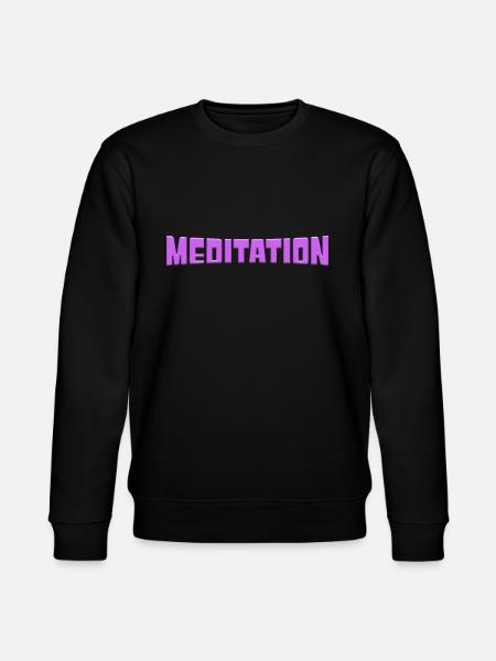 Meditation - Stanley/Stella CHANGER Unisex Organic Sweatshirt - black