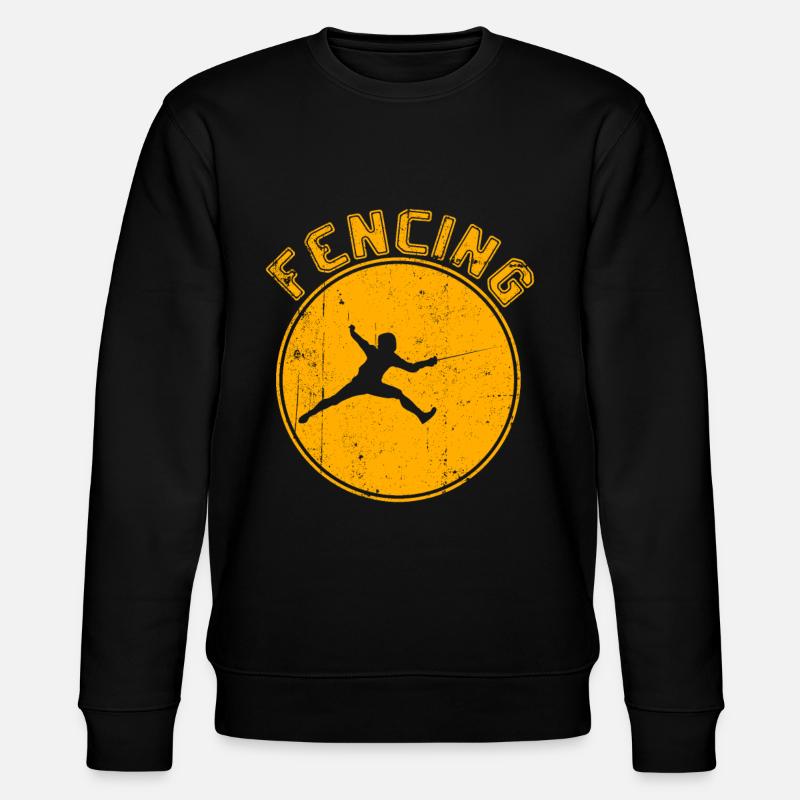 Fechten - Stanley/Stella Unisex Bio-Sweatshirt CHANGER  - Schwarz