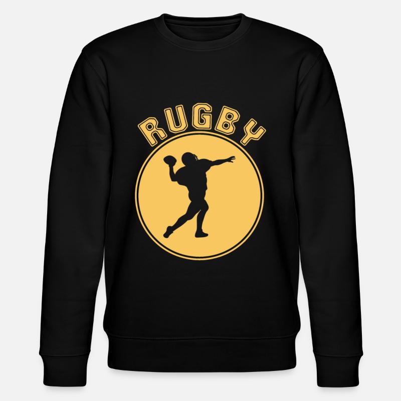 Rugby - Stanley/Stella CHANGER Unisex Organic Sweatshirt - black