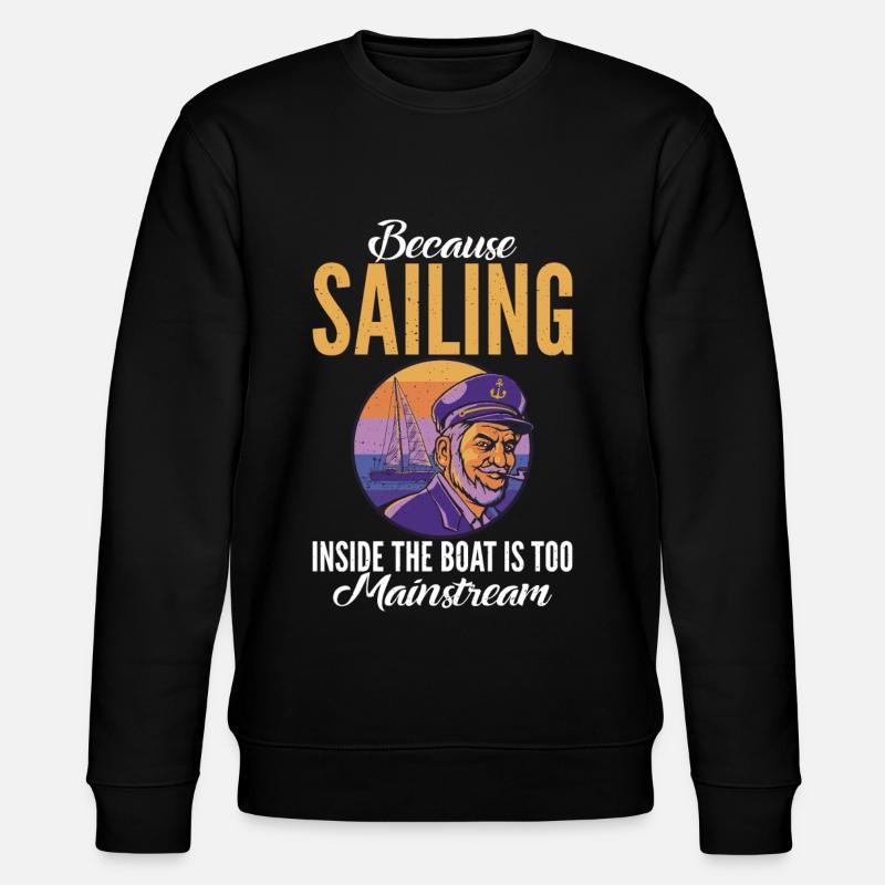 Catamaran sailing - Stanley/Stella CHANGER Unisex Organic Sweatshirt - black