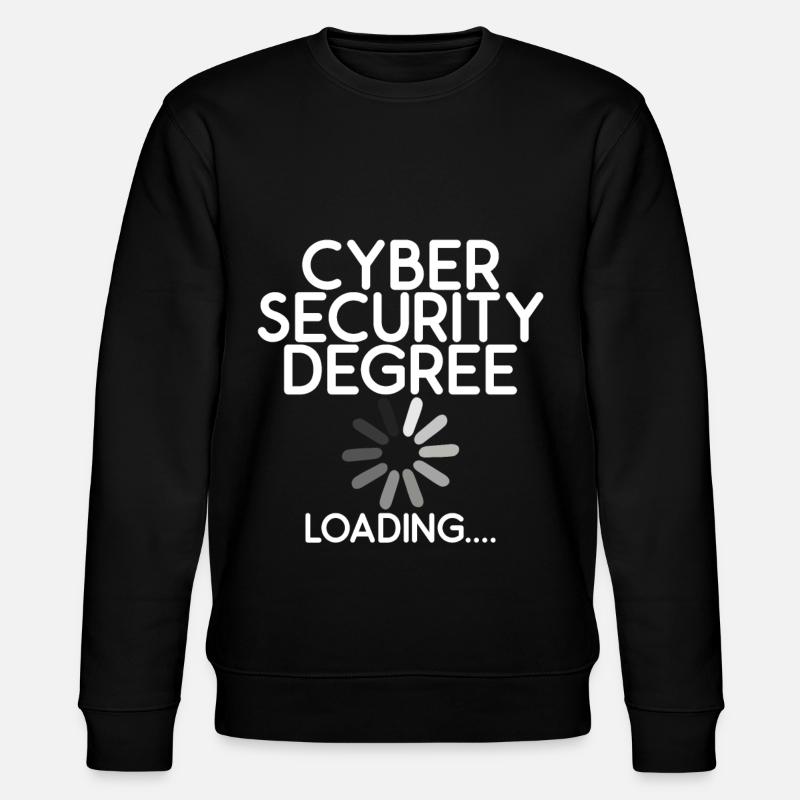 Cyber Security Degree Loading 2 - Stanley/Stella Unisex Bio-Sweatshirt CHANGER  - Schwarz