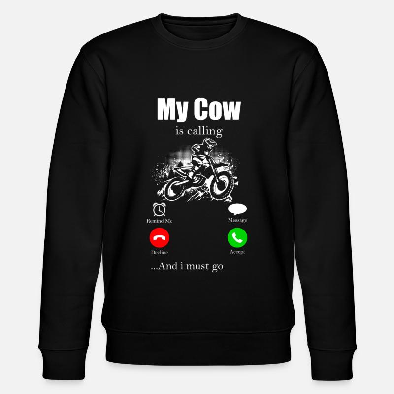Motocross - Stanley/Stella Unisex Bio-Sweatshirt CHANGER  - Schwarz