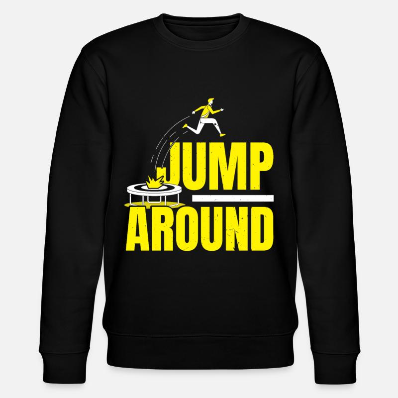 Trampoline Jumping Trampoline Trampoline Trampoline - Stanley/Stella CHANGER Unisex Organic Sweatshirt - black