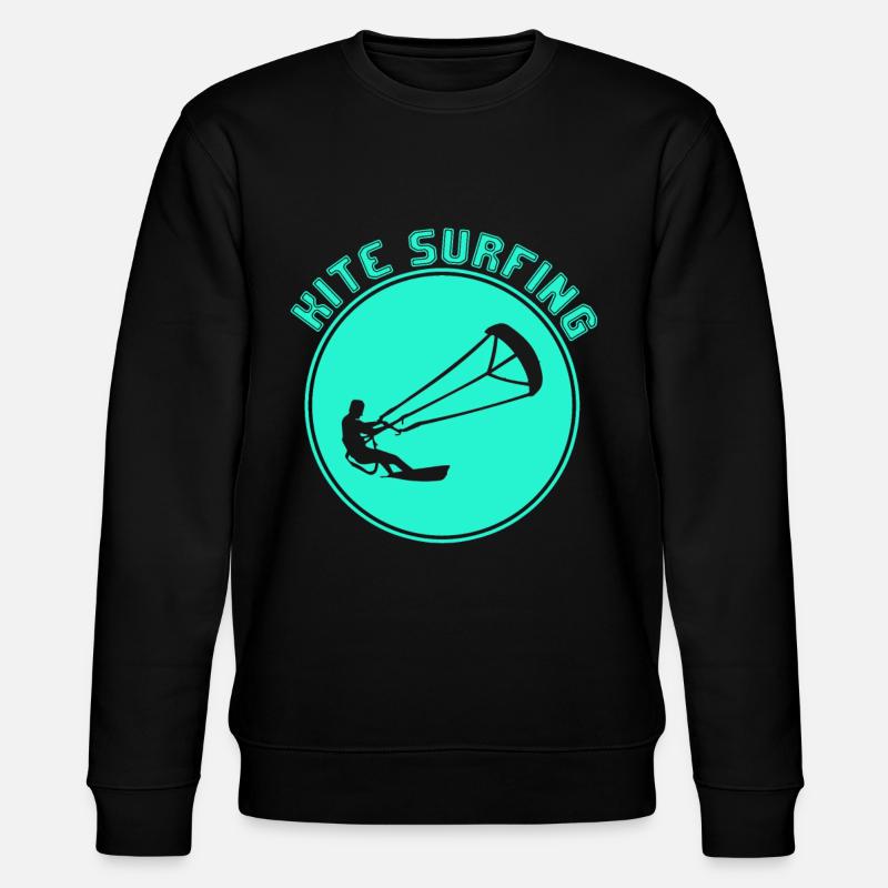 Kite surfen - Stanley/Stella Unisex Bio-Sweatshirt CHANGER  - Schwarz