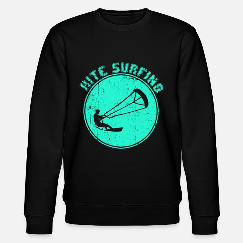 Kite surf - Sweat bio CHANGER Stanley/Stella Unisexe - noir