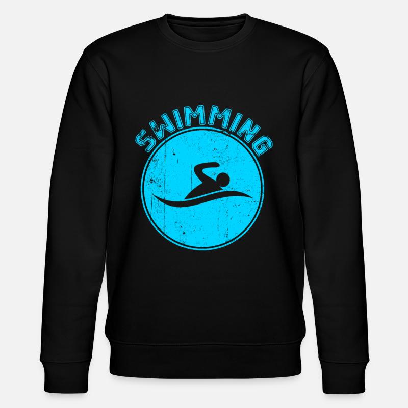 Schwimmen - Stanley/Stella Unisex Bio-Sweatshirt CHANGER - Schwarz