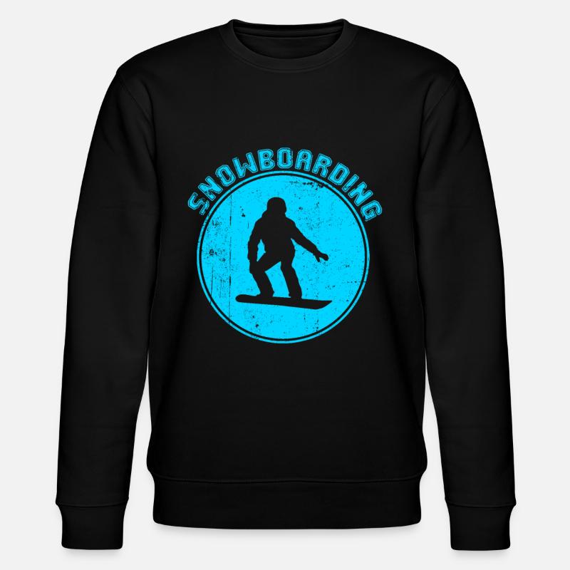 Snowboarden - Stanley/Stella Unisex Bio-Sweatshirt CHANGER  - Schwarz