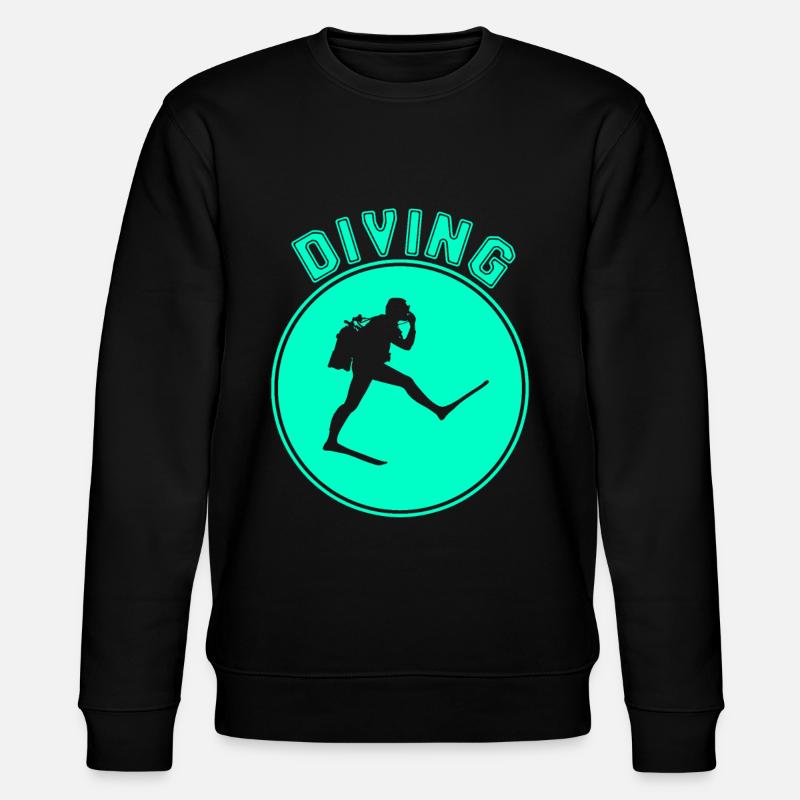 Dive - Stanley/Stella CHANGER Unisex Organic Sweatshirt - black