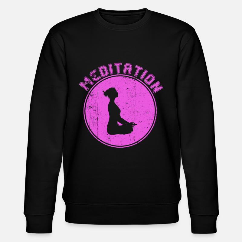 Méditation - Sweat bio CHANGER Stanley/Stella Unisexe - noir