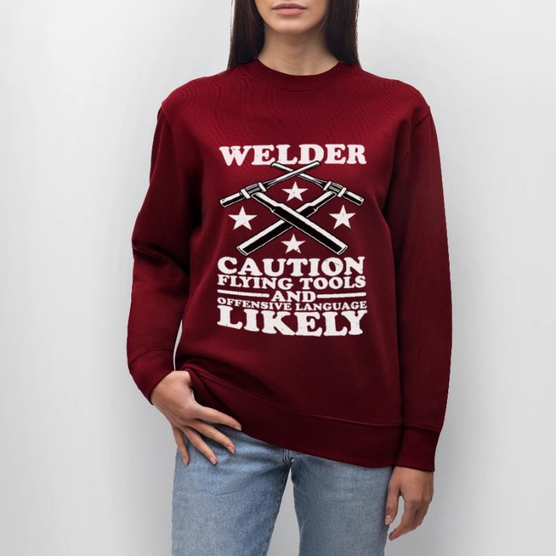 Welder, Flying Tools and Offensive Language 2 Stanley/Stella CHANGER Unisex Organic Sweatshirt