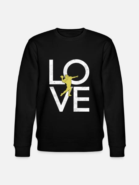 football rugby - Stanley/Stella CHANGER Unisex Organic Sweatshirt - black
