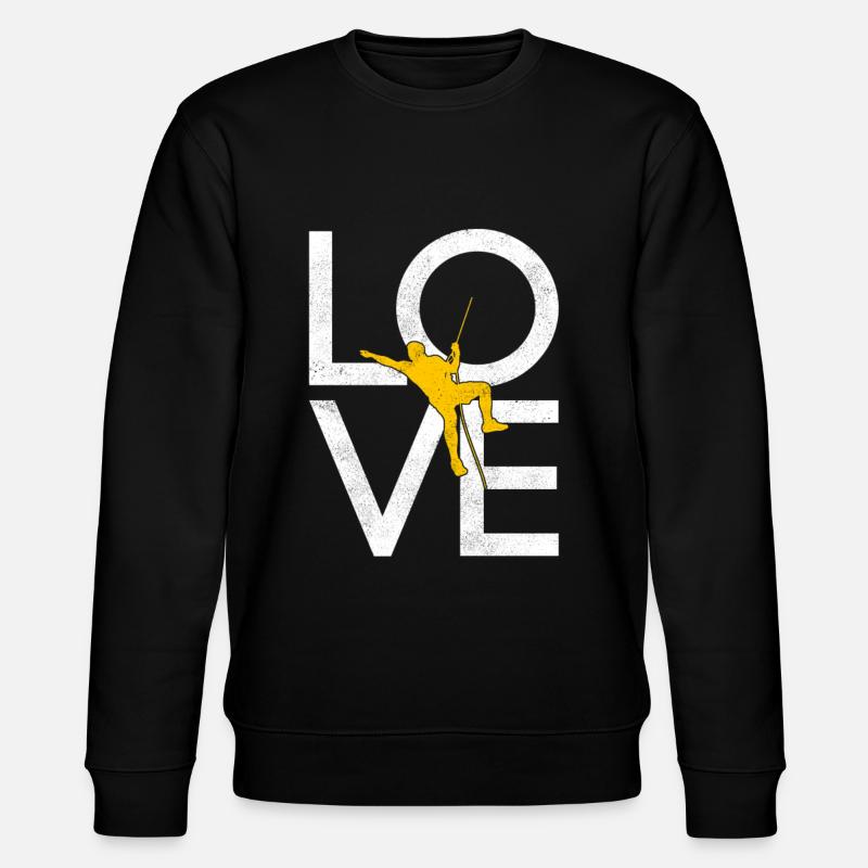 Climb - Stanley/Stella CHANGER Unisex Organic Sweatshirt - black