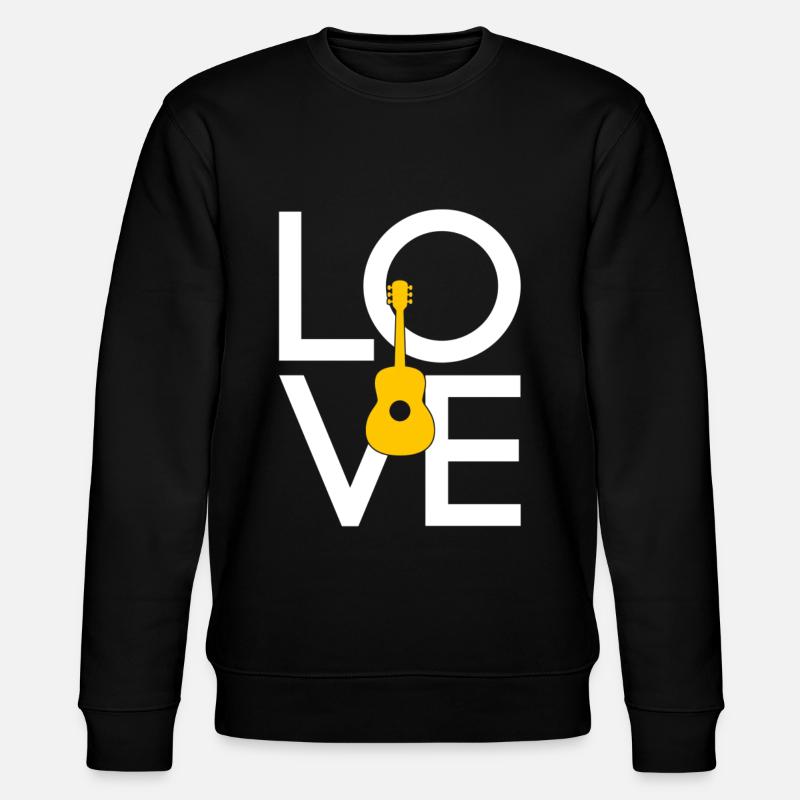 Guitar - Stanley/Stella CHANGER Unisex Organic Sweatshirt - black